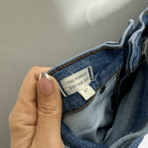 MADEWELL The Perfect Vintage Jean in Melgrove Wash blue stretch NC162 womens 27 - Picture 7 of 9